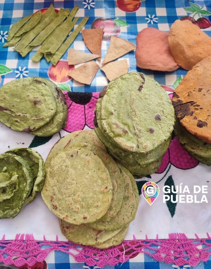 Tortillas de colores
